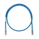 Cable de parcheo utp categoría 6, con plug modular en cada extremo - 3 m. - azul