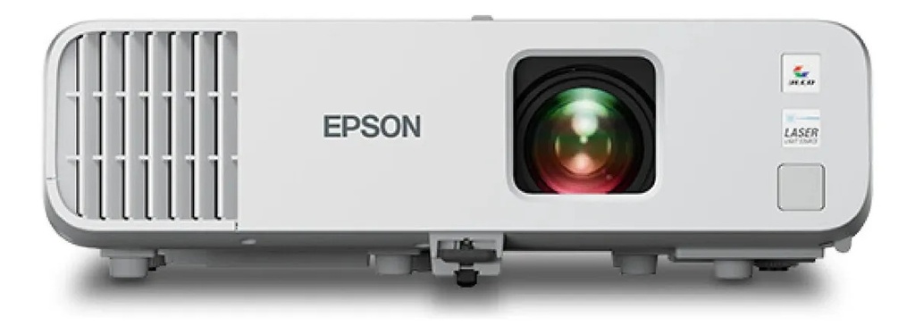 Proyector láser Epson Powerlite L260f Full HD de 4600 lúmenes, color blanco