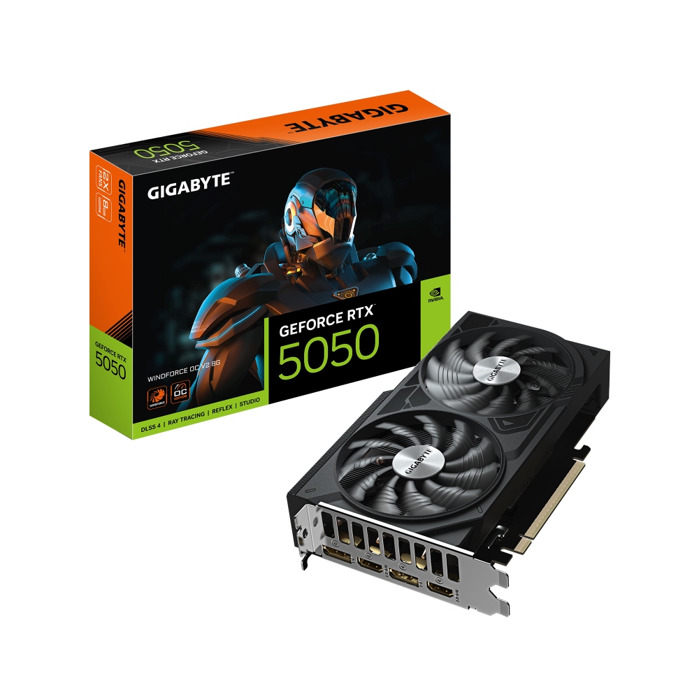 Tarjeta de Video Gigabyte NVIDIA GeForce RTX 5050, 8GB 128-bit GDDR6, PCI Express 5.0