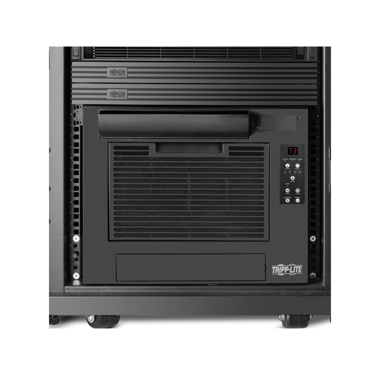 Unidad de aire acondicionado para racks de servidores: 9,000 btu (2.7 kw), 120 v, refrigerante r32, rack de 8u, color negro tripp-lite series