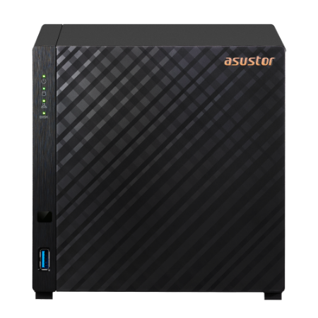 Asustor AS1204T NAS, 4 Bahías, Realtek RTD1619B, 1GB RAM, SATA, máx 80TB