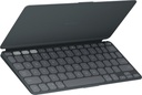 Teclado logitech keys to go 2 75%, inalambrico, bluetooth, gris