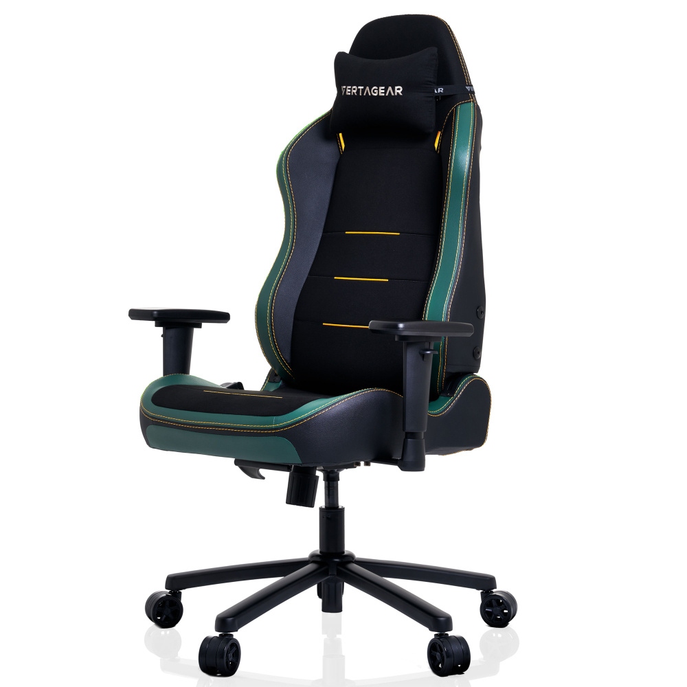 Vertagear Silla Gamer SL3800 HYGENNX, hasta 100kg, Negro/Verde