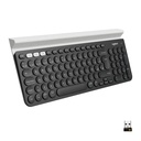 Teclado Logitech K780, Inalámbrico, Bluetooth, Negro (Español)