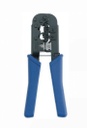 Pinzas para terminación de conectores rj45/rj11/rj12 para cable utp
