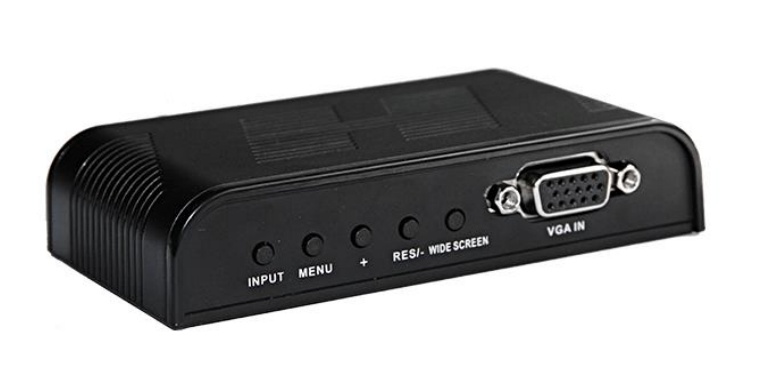 Convertidor de s-video, bnc, vga a vga