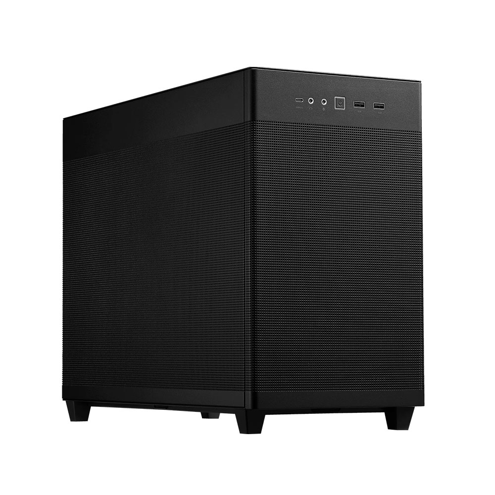 Gabinete Asus PRIME AP201 Black / Paneles de Malla / USB 3.1 Tipo C / Audio HD / Micro ATX / AP201/BLK/MESH/