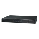 Switch para monitor kvm de 8 puertos vga, permite el acceso y controla hasta 8 computadoras desde una sola consola (teclado, rat
