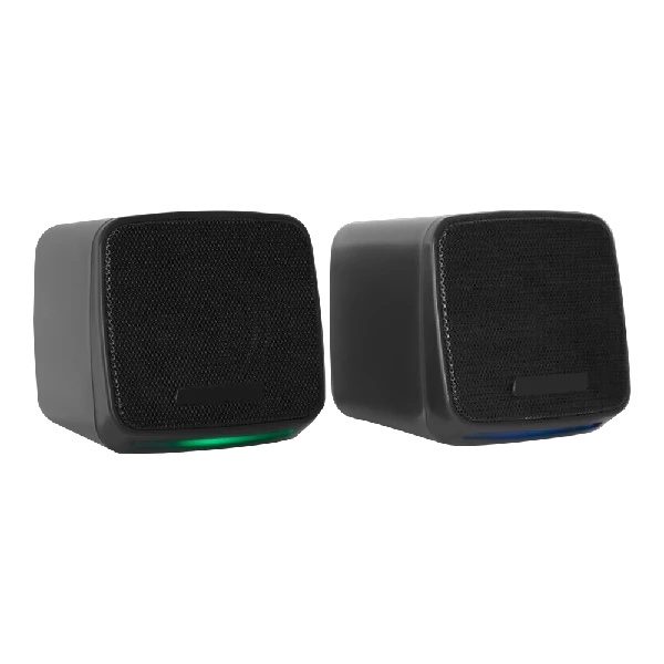 Acteck Bocinas Elant Cube, Alámbrico, 3W RMS, 3.5mm, Negro