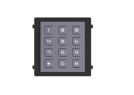Módulo de teclado para frente de calle  modular / desbloqueo de puerta mediante código / llamada a monitor.