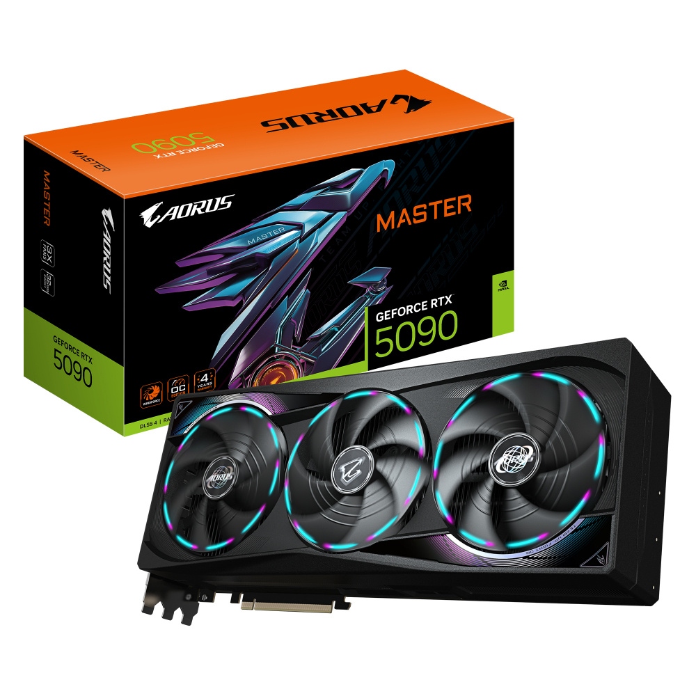 Tarjeta de Video AORUS NVIDIA GeForce RTX 5090 MASTER, 32GB 512-bit GDDR7, PCI Express x16 5.0