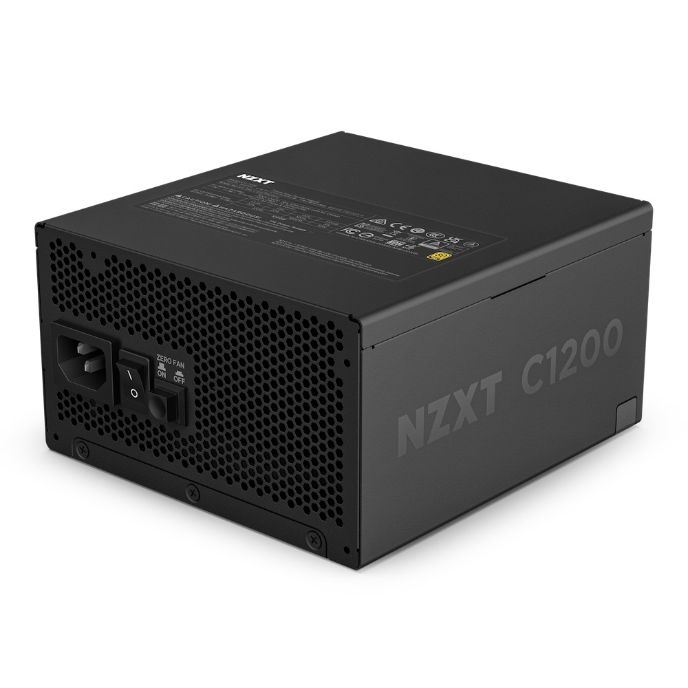 Fuente de Poder NZXT C1200 Gold 80 PLUS Gold ATX, Modular, 24-pin ATX, 12VHPWR, 135mm, 1200W