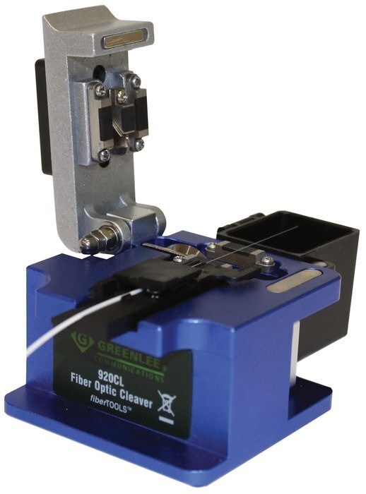 Cleaver (cortadora de precisión) para fibra óptica de 3 pasos