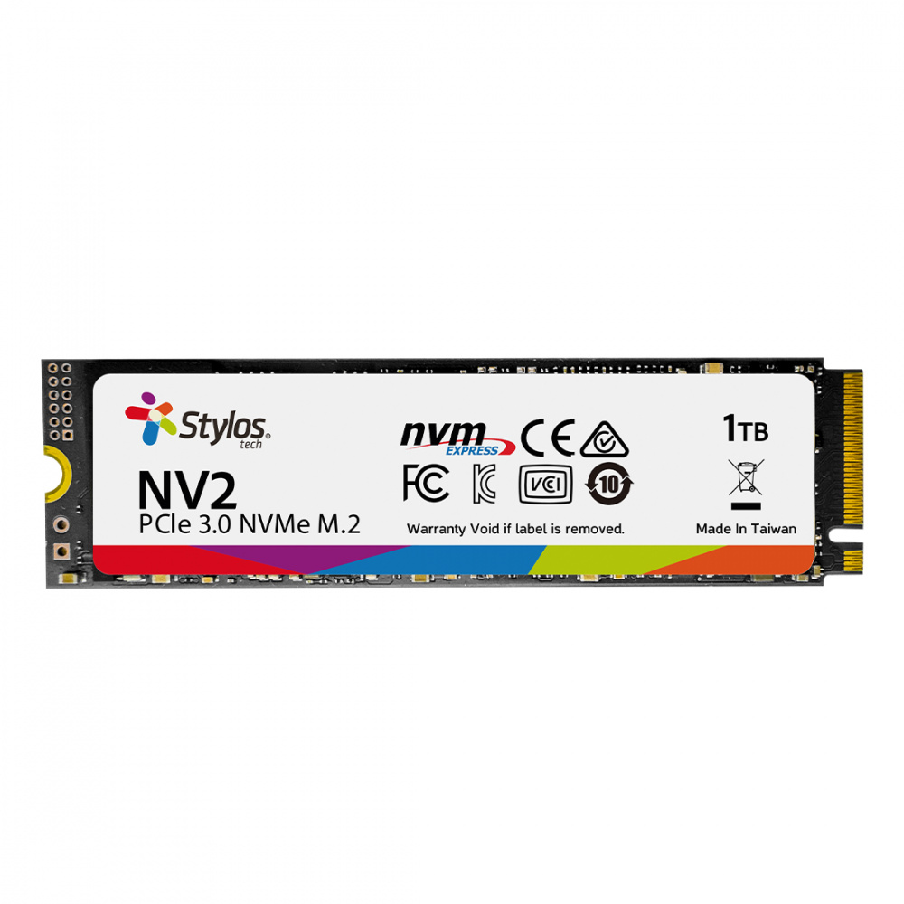 SSD Stylos STMSSDM22B NVMe, 1TB, M.2, PCI Express 3.0, 2500 MB/s Escritura, 3000 MB/s Lectura