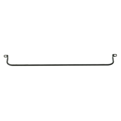 Barra para aliviar tensión o peso atrás de patch panel, extendida de 2 pulgadas, color negro
