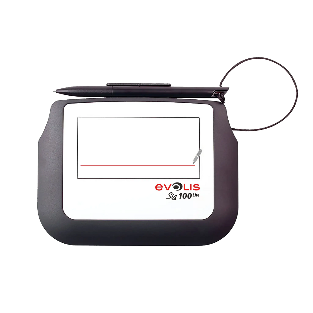 Evolis Digitalizador de Firmas Sig100 Lite, 4", Negro/Blanco