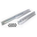 Kit de rieles para racks de 4 postes, para ups de 1 a 3 ur, profundidad ajustable, soporte de peso de 104.78 kg