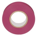 Cinta eléctrica para aislar, de pvc, uso general, grosor de 0.18mm (7 mil), ancho de 19mm, y 20.12m de largo, color violeta