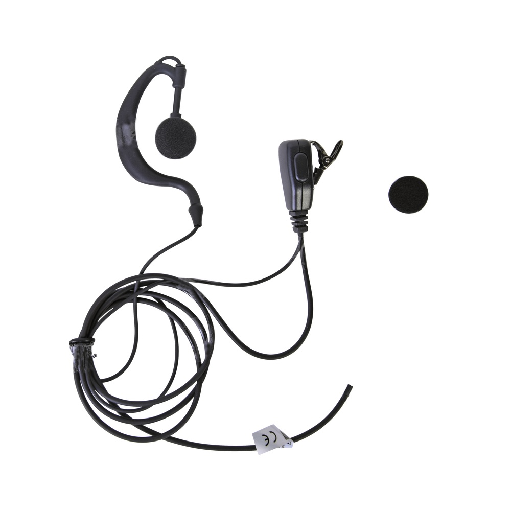 Micrófono - audífono de solapa ajustable al oído para kenwood tk3230/ 3000/ 3402/ 3312/ 3360/ 3170, nx240/ 340/ 220/ 320/ 420
