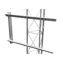 Brazo para torre arriostrada de ángulo para tramos de 30, 35 y 45 cm de ancho.