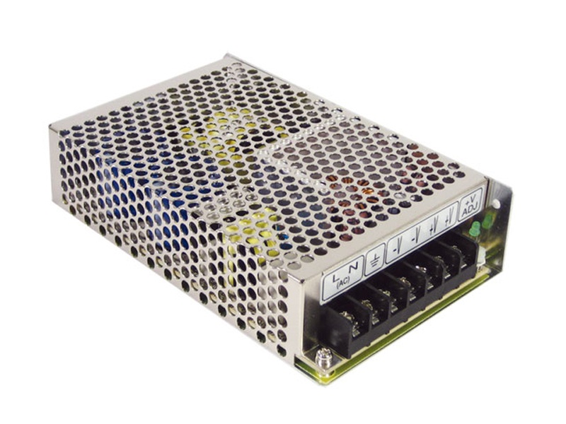 Fuente de poder industrial conmutada 100w de potencia, 24vcc, 4.5a