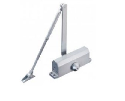 Brazo cerrador de puertas ax-doorc80  marca axceze puede cerrar una  puerta de hasta 80 kg  instalación en interiores fácil inst
