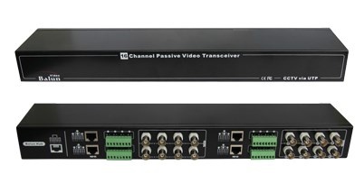 Transceptor de video pasivo, hub 16 canales hd folksafe fs-hdp4616, compatible con todas las marcas de cámaras con formato hd-cv