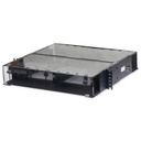 Panel de conexion fiberexpress belden ecx-02u p/ 4 cassettes 2u
