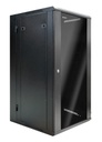 Gabinete de piso/pared enson ens-rkgu22pro 22u puerta frontal de cristal templado con cerradura de seguridad puerta trasera abat