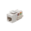 Conector modular jack rj45 enson epro-tljack5e-wh serie pro terminado sin pinzas, posicion vertical cat5e color blanco compatibl