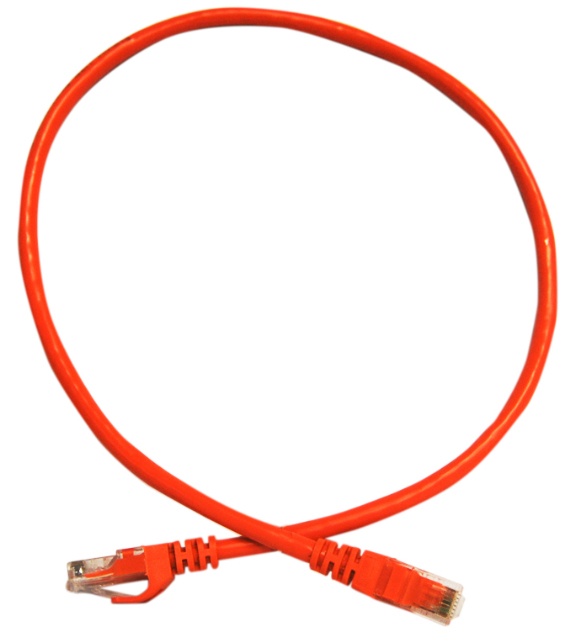 Patchcord utp enson p6006o serie pro 100-ii 100% cobre color naranja 60cm para mejor identificacion de soluciones en racks y gab