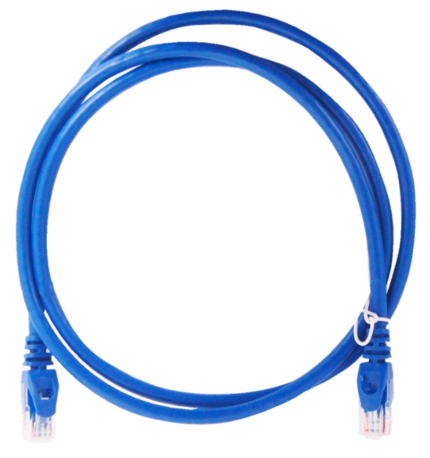 Patchcord utp enson p6012l serie pro 100-ii 100% cobre color azul 120cm para mejor identificacion de soluciones en racks y gabin