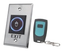 Boton sin contacto no touch ax-touch4rm con apertura a distancia incluye un control remoto de 433mhz