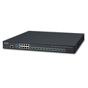 Switch administrable capa 3 / planet xgs-6350-12x8tr / 8 puertos rj45 mdi/mdi-x 1000 mbps / 12 puertos sfp 10gigabit ethernet / 