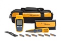Kit profesional verificador de red microscanner poe fluke networks ms-poe-kit para comprobación de redes de voz, datos y video d