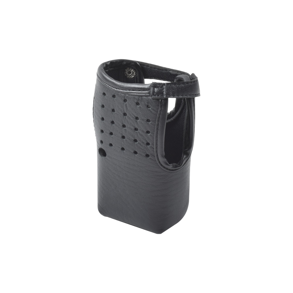 Funda reforzada de piel con resistentes correas y fácil acceso para ic-f3003/4003.