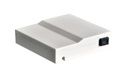 Caja terminal de fibra óptica (roseta) con un acoplador sc/apc, color blanco