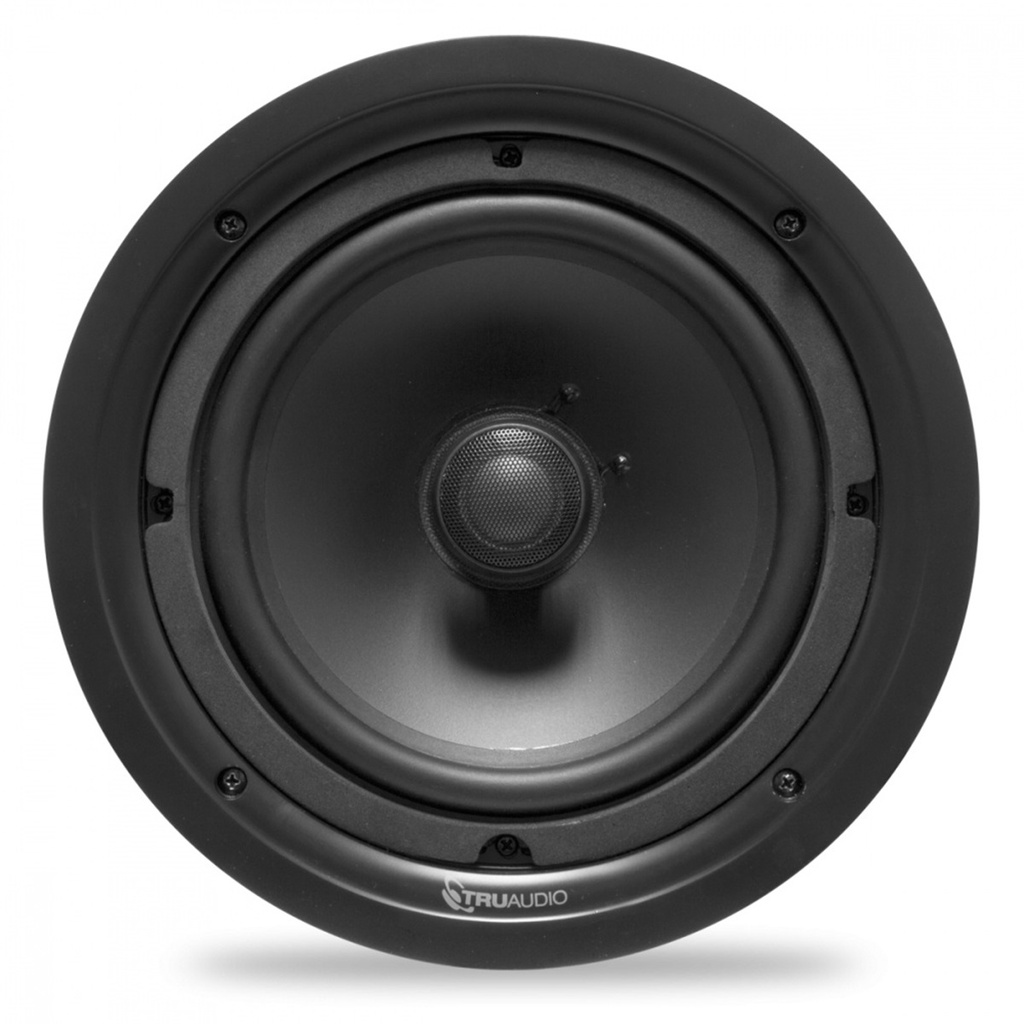 Bocina de Techo TruAudio PP8 Alámbrico 120W RMS Incluye Soporte Rígido para Techos Suspendidos