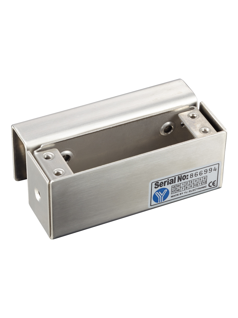 Yli bbk600 - soporte especial para cerraduras de perno modelo yb300 para instalación en puertas de vidrio / aluminio