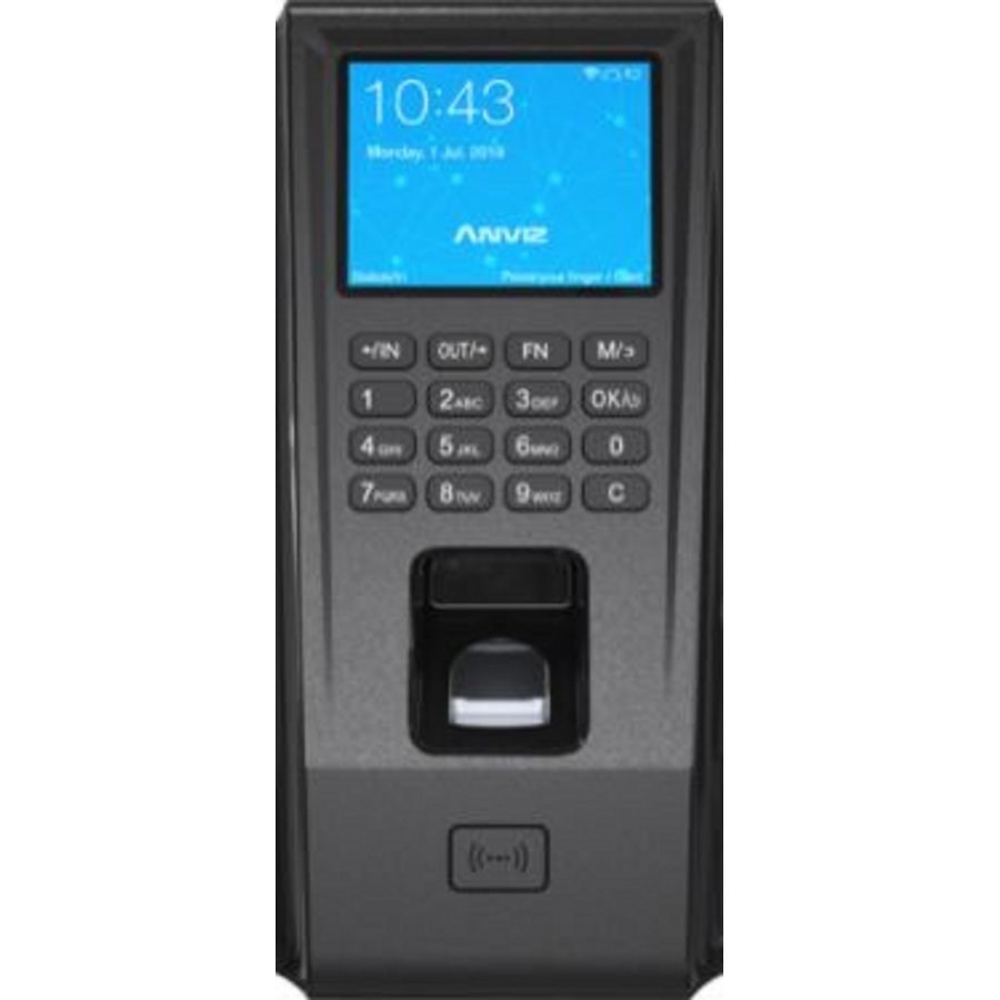 Control de acceso y asistencia anviz an-ep30-wifi huella, rfid, pin