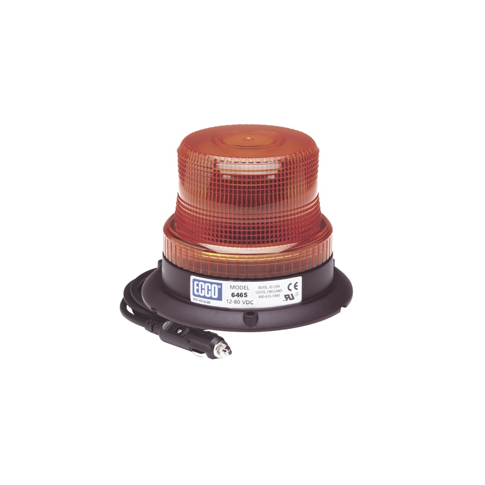 Mini burbuja led color ámbar serie x6465 con montaje de succión magnetico