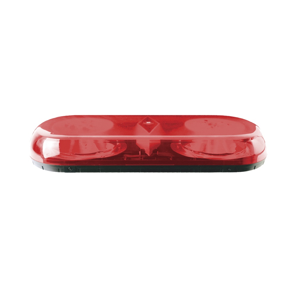 Mini barra de luces serie x606s, con 18 led, color rojo, montaje succión e imán