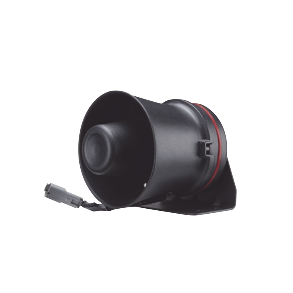 Bocina de uso Rudo para Motocicleta de 100 W Alto Rendimiento y Base en Aluminio 8 Ohm de Impedancia
