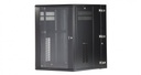 Gabinete panzone de montaje en pared, de 19in, puerta con ventana de seguridad, 18 ur, 762mm de profundidad, color negro