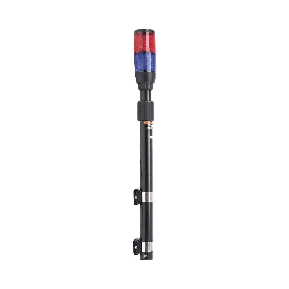 Luz Telescópica Ultra Brillante para Motocicleta Epcom Color Rojo/Azul