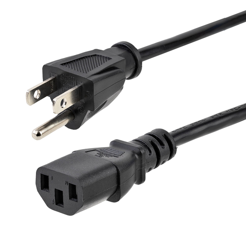 StarTech.com Cable de Poder NEMA 5-15P Macho - C13 Hembra, 3 Metros