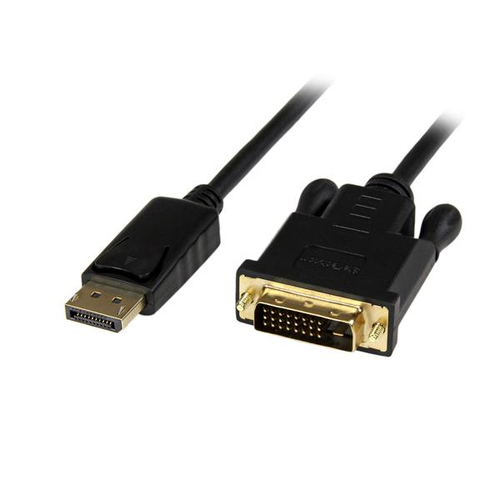 Cable 91cm adaptador de video displayport dp a dvi-d activo .