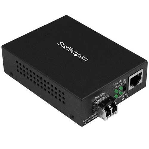 Convertidor de medios lc fibra multimodo ethernet 1gb 550m  .