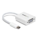 Adaptador video usb-c 3.1 vga convertidor usb type-c vga blanc.
