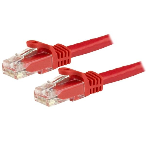 StarTech.com Cable Patch Cat6 UTP sin Enganches RJ-45 Macho - RJ-45 Macho, 3 Metros, Rojo